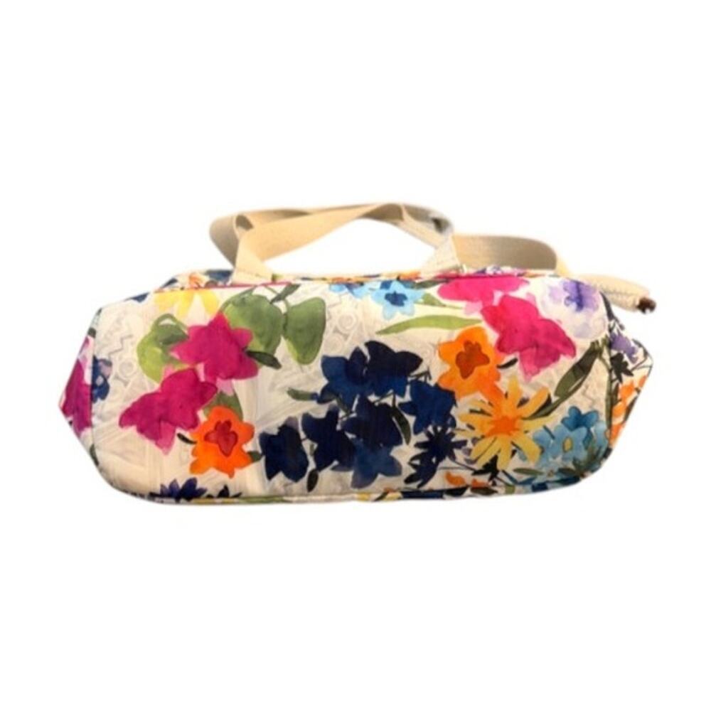 Kipling Felicity Floral Bag Flower Power Crossbody Shoulder Monkey Charm - Picture 6 of 10